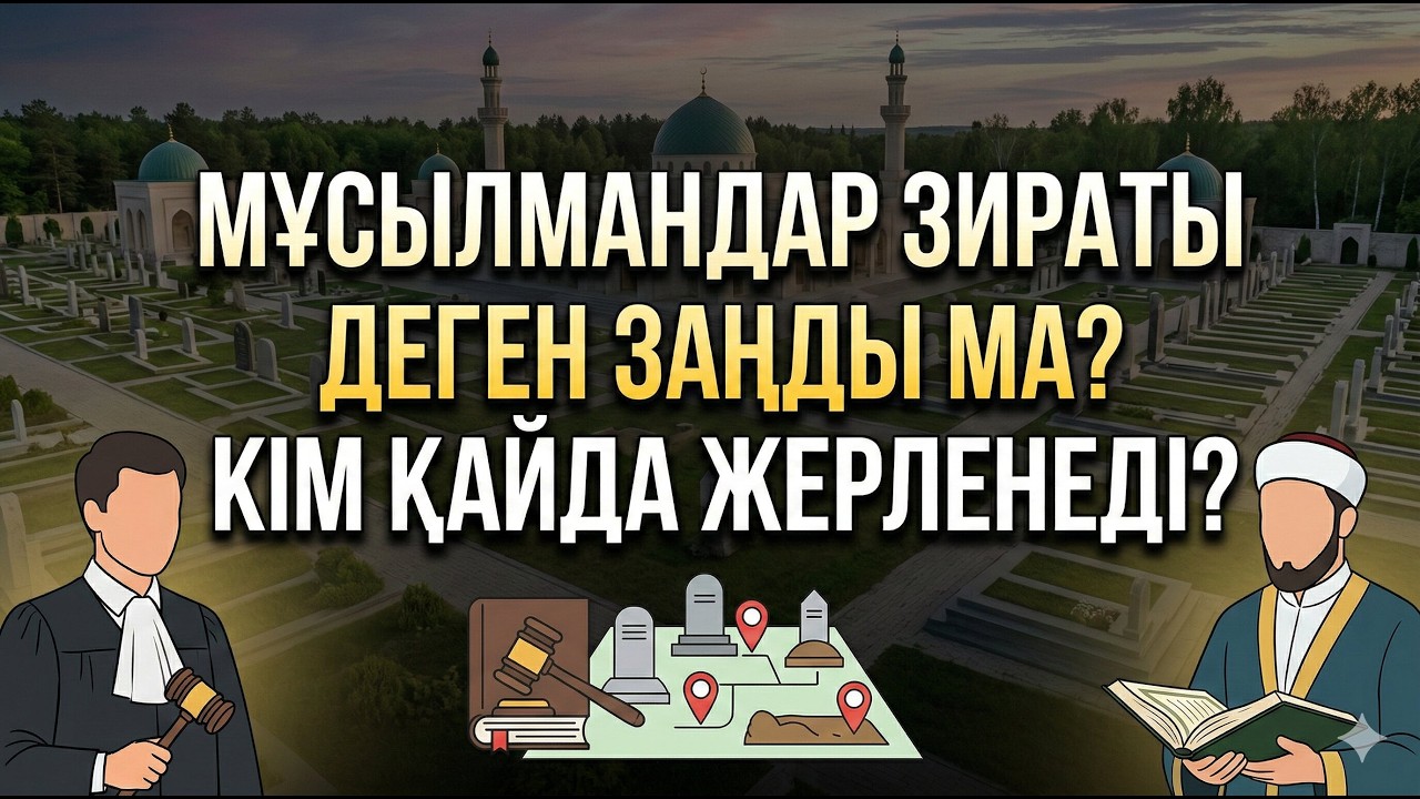 Мұсылмандар зираты деген заңды ма? Кім қайда жерленеді?