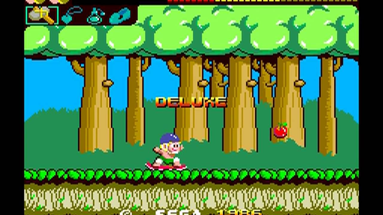 Wonder Boy Deluxe (Escape 1986)  Attract Mode 60fps