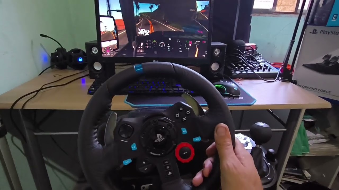 EURO TRUCK, COMPREI O LOGITECH G29 #game #eurotrucksimulator2 