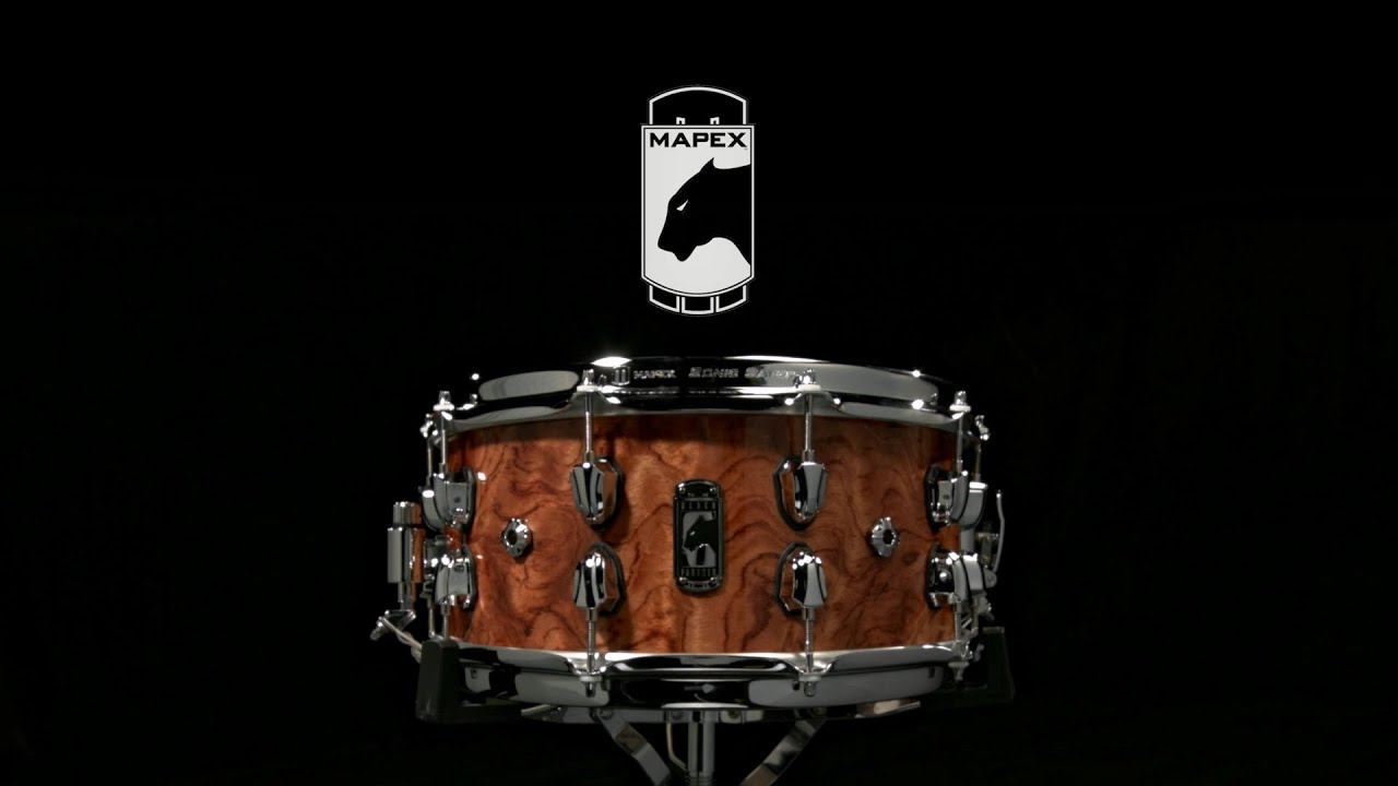 Mapex Black Panther 'Shadow' 14 x 6.5'' Birch/Walnut Snare Drum | Gear4music demo