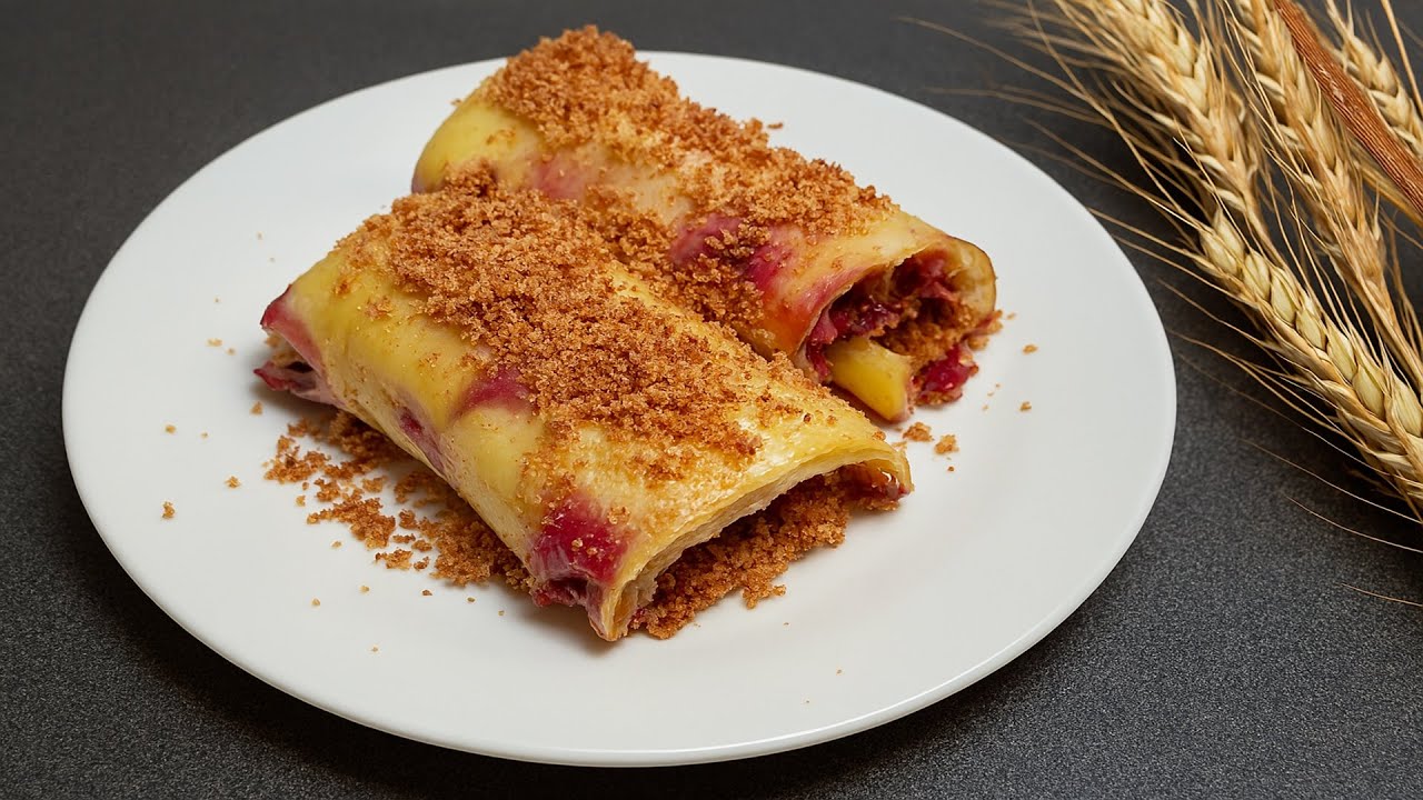 Mirisne palačinke iz rerne sa šljivama – kao knedle, samo lakše  /Jednostavan recept s šljivama ✅