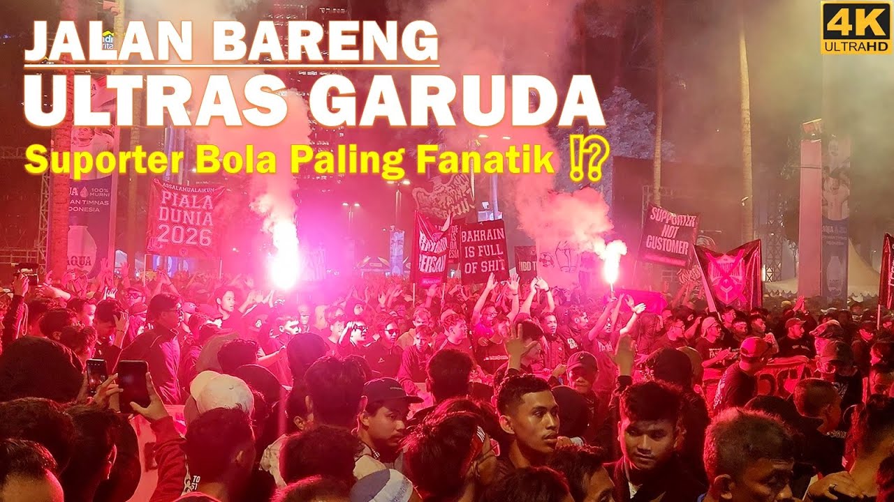 Jalan menuju pintu masuk Stadion GBK bareng Ultras Garuda❗Supporter bola paling wow di Indonesia‼️