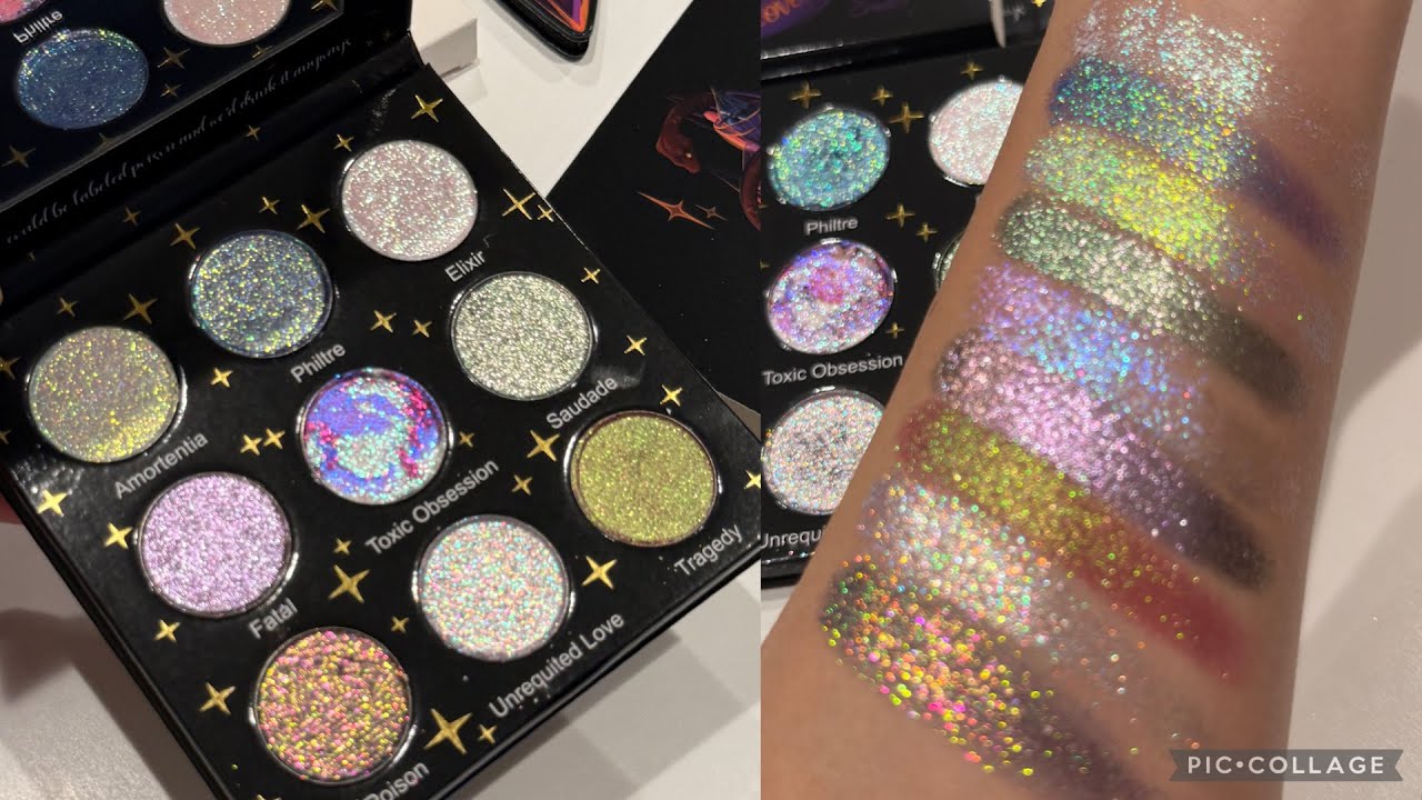 Electrum Cosmetics Poisoned Love Collection Swatches 