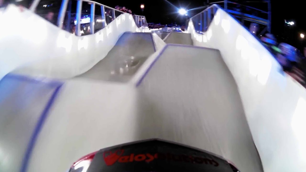 Ice Cross Downhill POV w/ Claudio Caluori