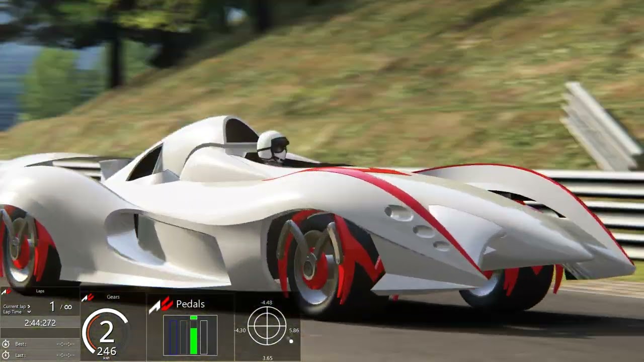 Assetto Corsa Nordschleife T-180 Mach 6 World Record 5:18.970 TV Cam