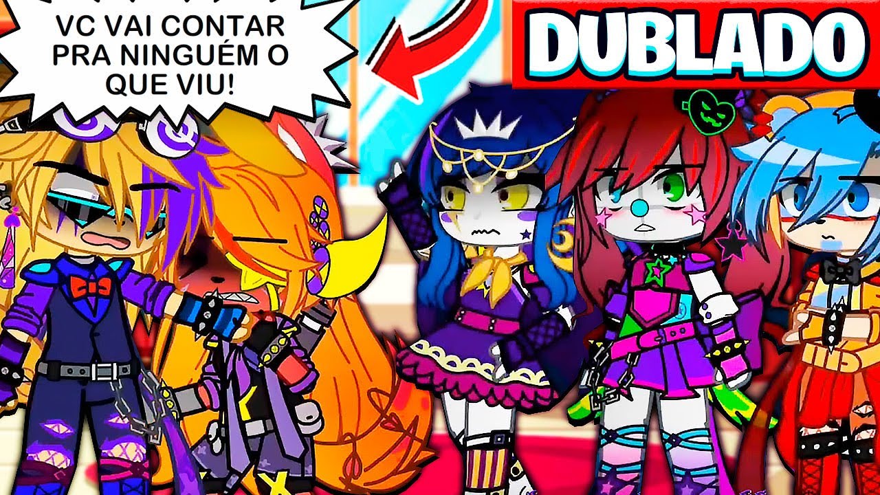FAMÍLIA AFTON SE TRANSFORMA EM GLAMROCK COM UMA SURPRESA ! MINI FILME GACHA CLUB