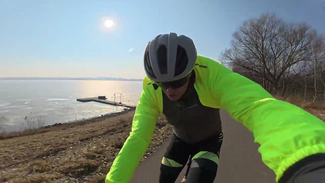 Rześko ale pięknie / 50km przed pracą