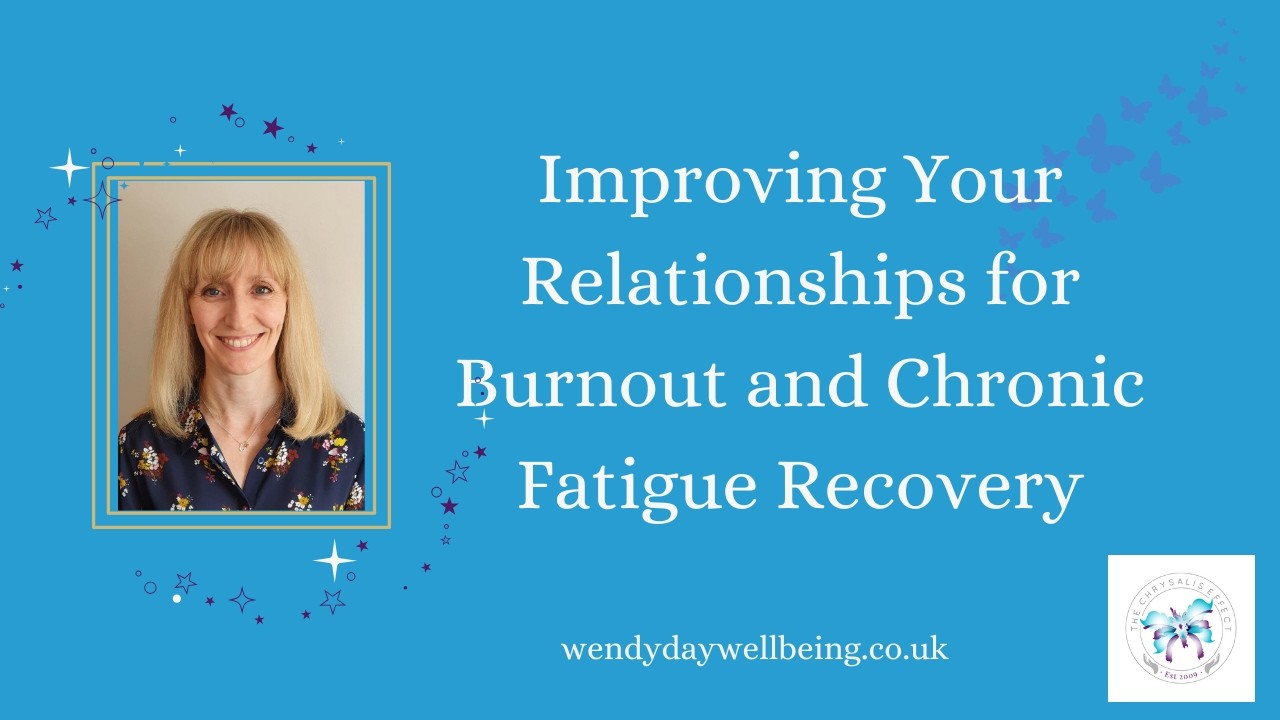 Improving Self-Esteem and Relationships for Burnout and Fatigue Recovery, with Wendy Day Wellbeing