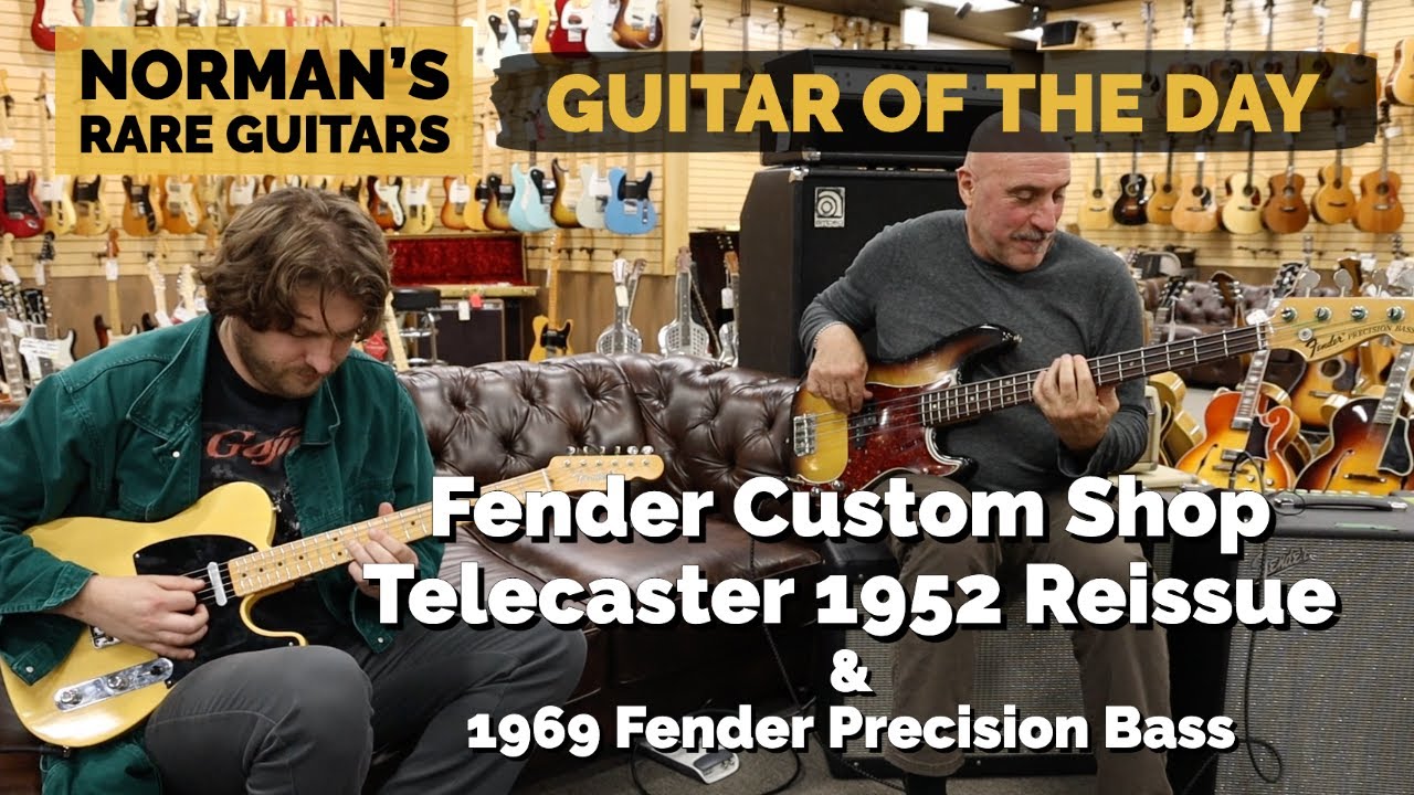 Гитара дня: переиздание Fender Custom Shop Telecaster 1952 года | Редкие гитары Нормана