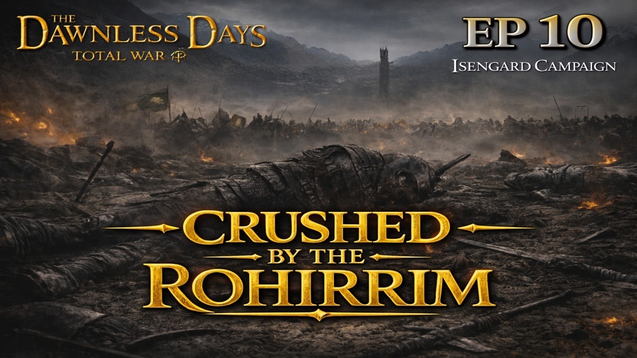 Crushed By The Rohirrim – Dawnless Days Isengard Campaign Total War EP 10
