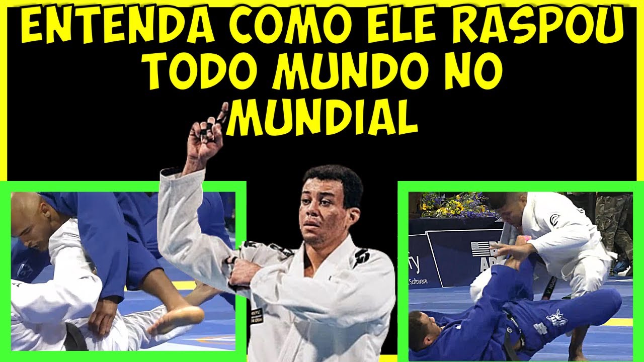 PASSO-A-PASSO DA RASPAGEM QUE O ERICH MUNIS USOU DURANTE TODO O MUNDIAL DE JIU JITSU 2023