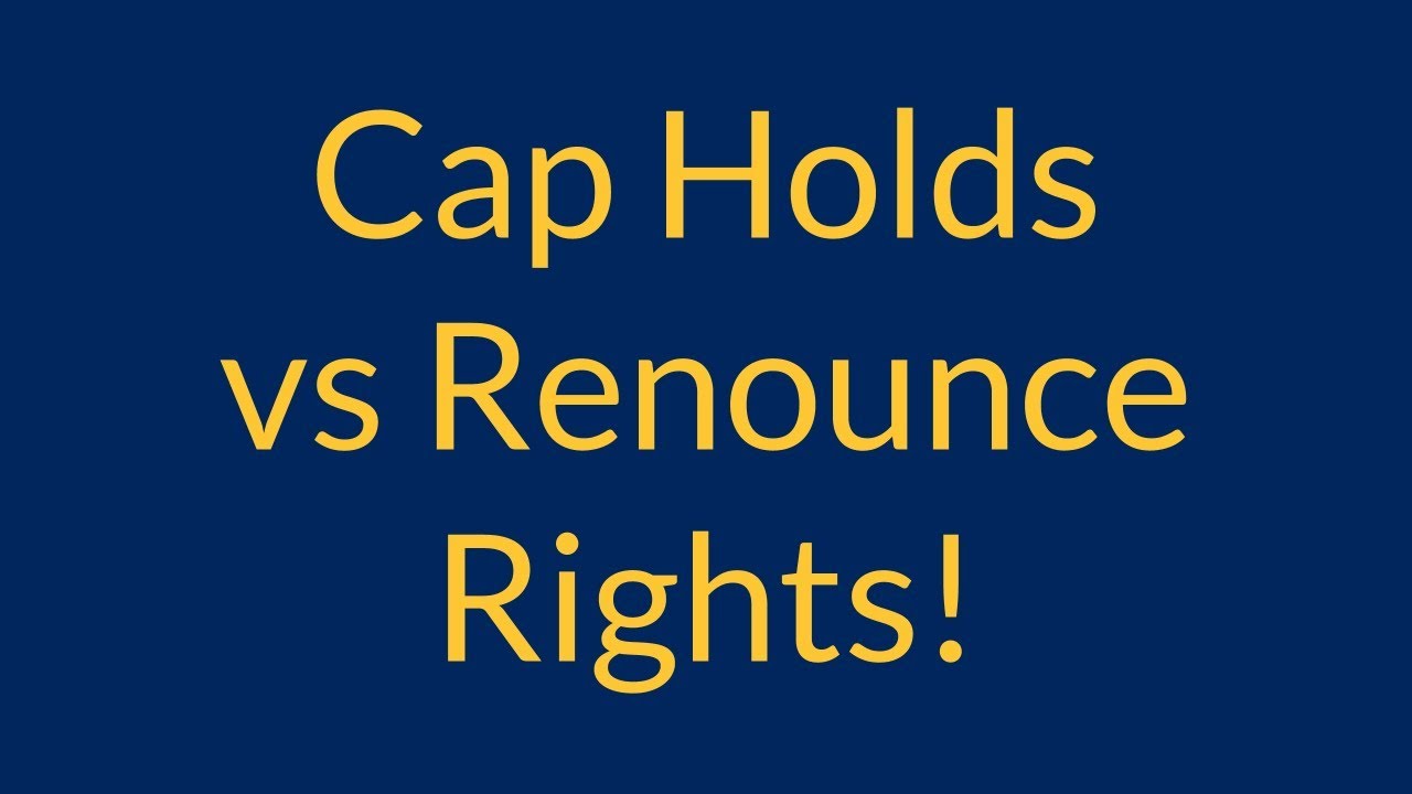 Cap Holds vs Renounce Rights in NBA2K!