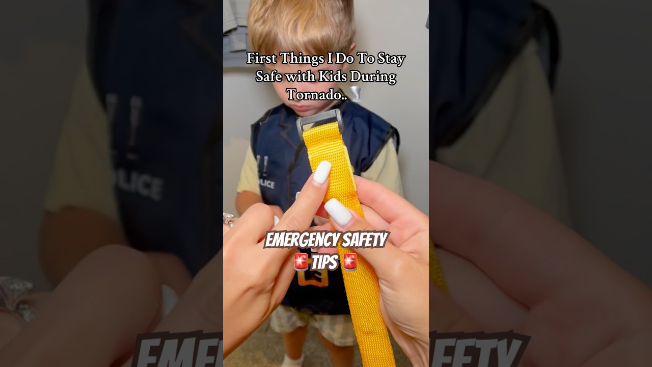 Safety Emergency Tornado Warning Tips #safety #emergency #staysafe #childsafety #momblogger #usa