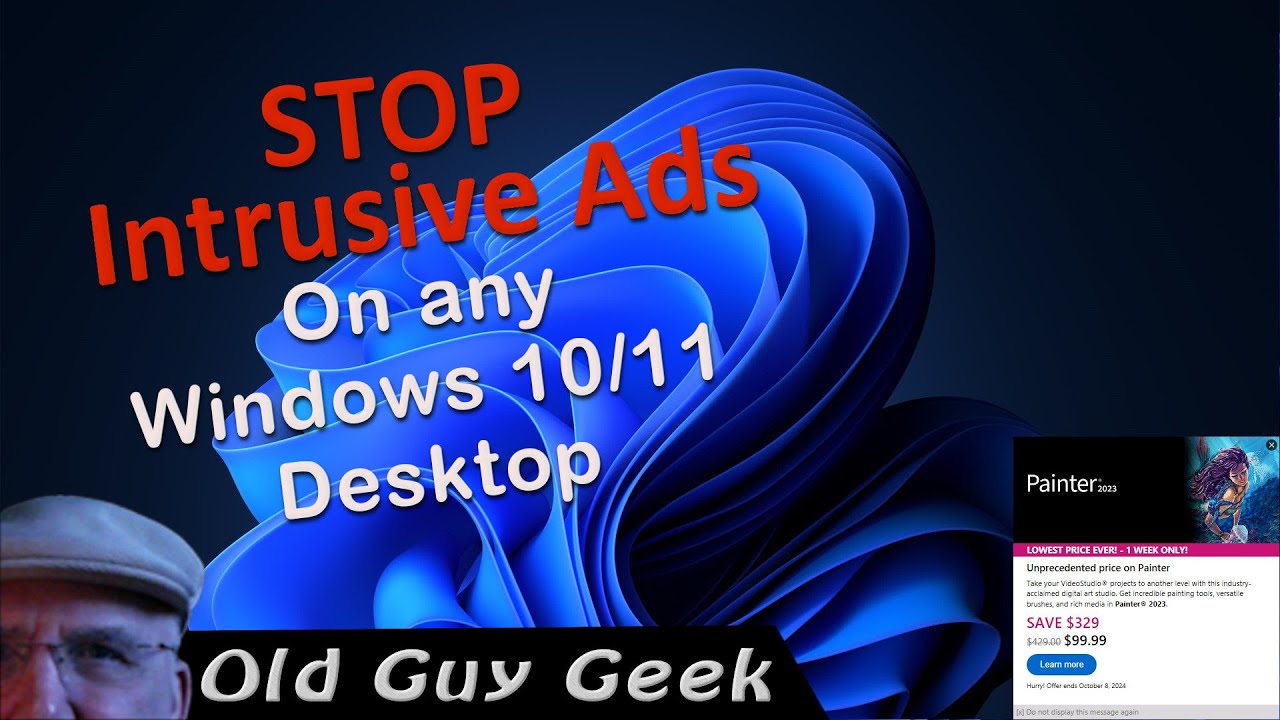 Stop Instrusive Ads on Your Windows 10 or 11 Desktop