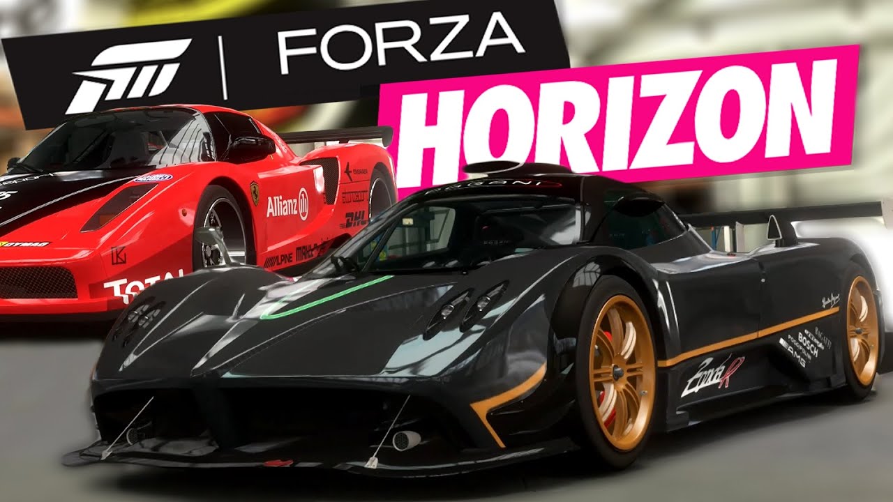 FORZA HORIZON 1 - RECEBI VÁRIOS SUPER CARROS DE PRESENTE! LAMBORGHINI, PAGANI, BUGATTI, SÓ NAVE! #12