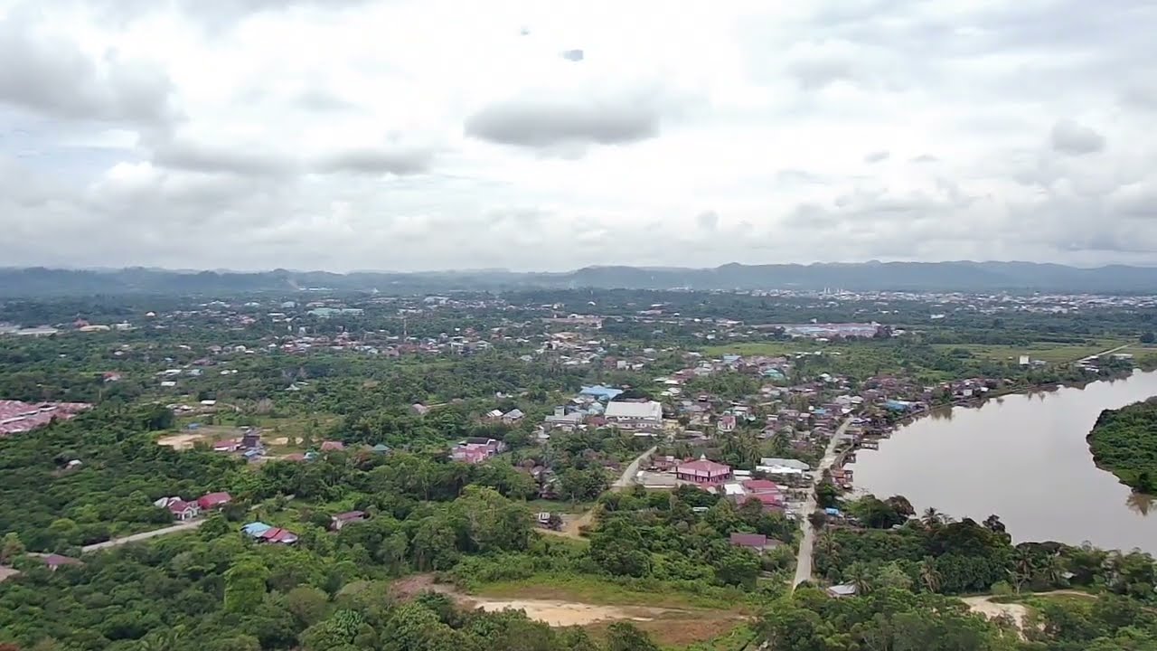 Video Udara Kampung Dayak Kalimantan Utara Teluk Selimau PKMT