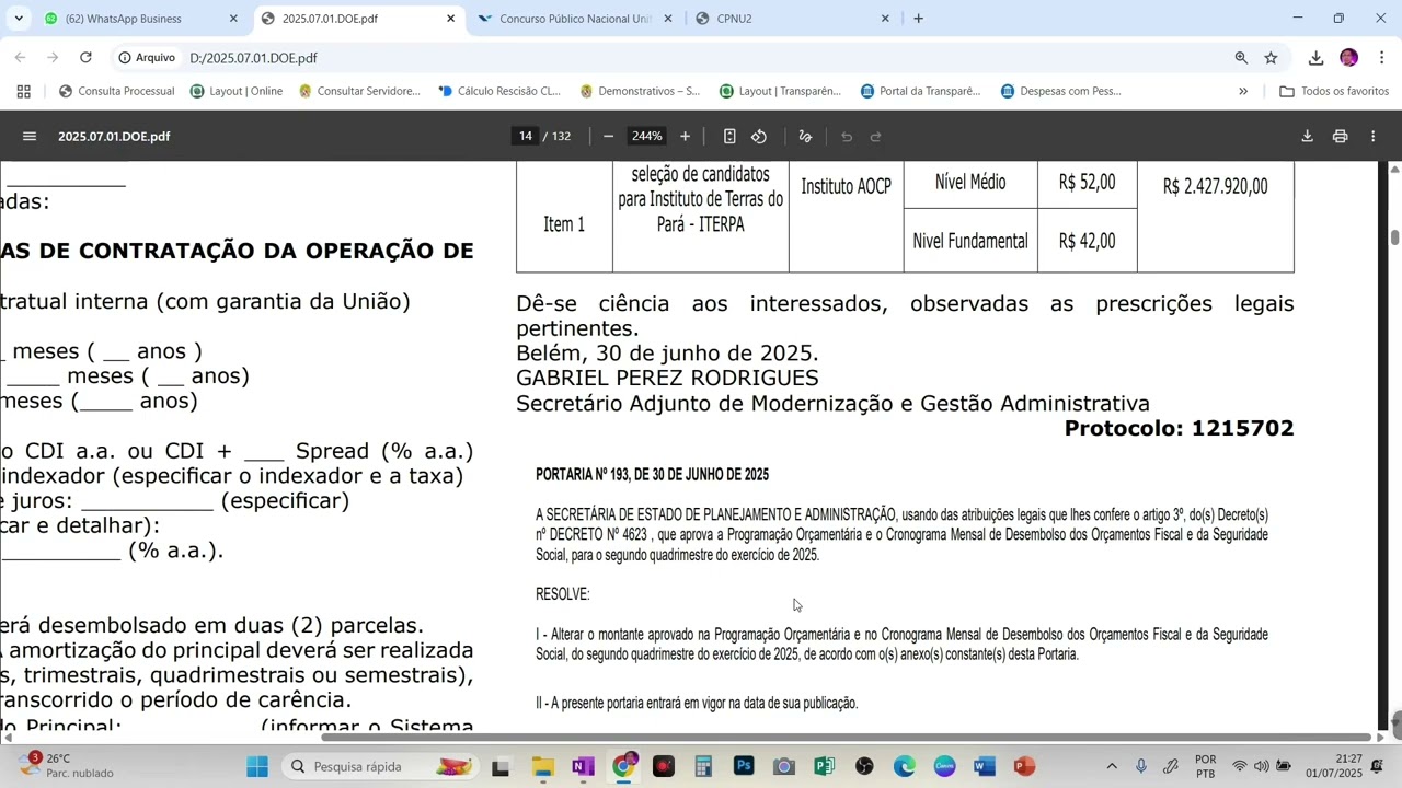 CONCURSO ITERPA PA: EDITAL IMINENTE!