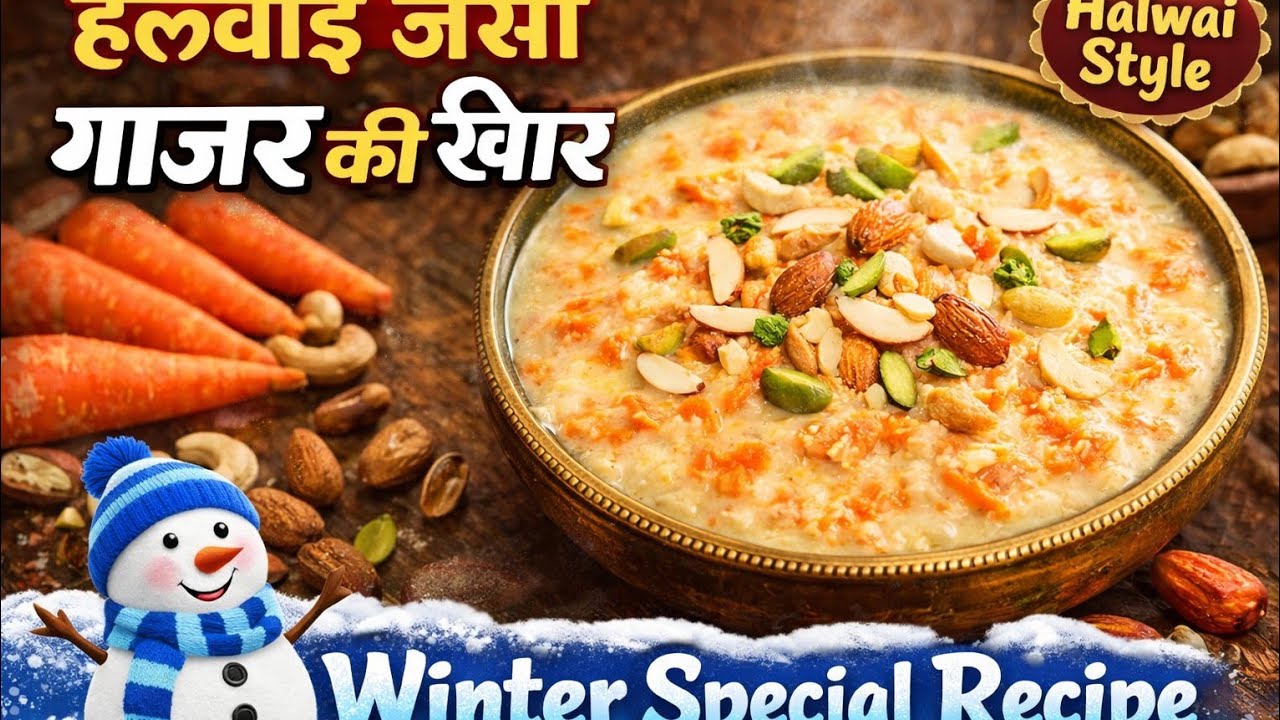 सर्दी चली गयी तो पछतओग गाजर की इतनी लजीज रेसिपी कटोरी चाटचाट के खाओग | GAJAR KHEER RECIPE |