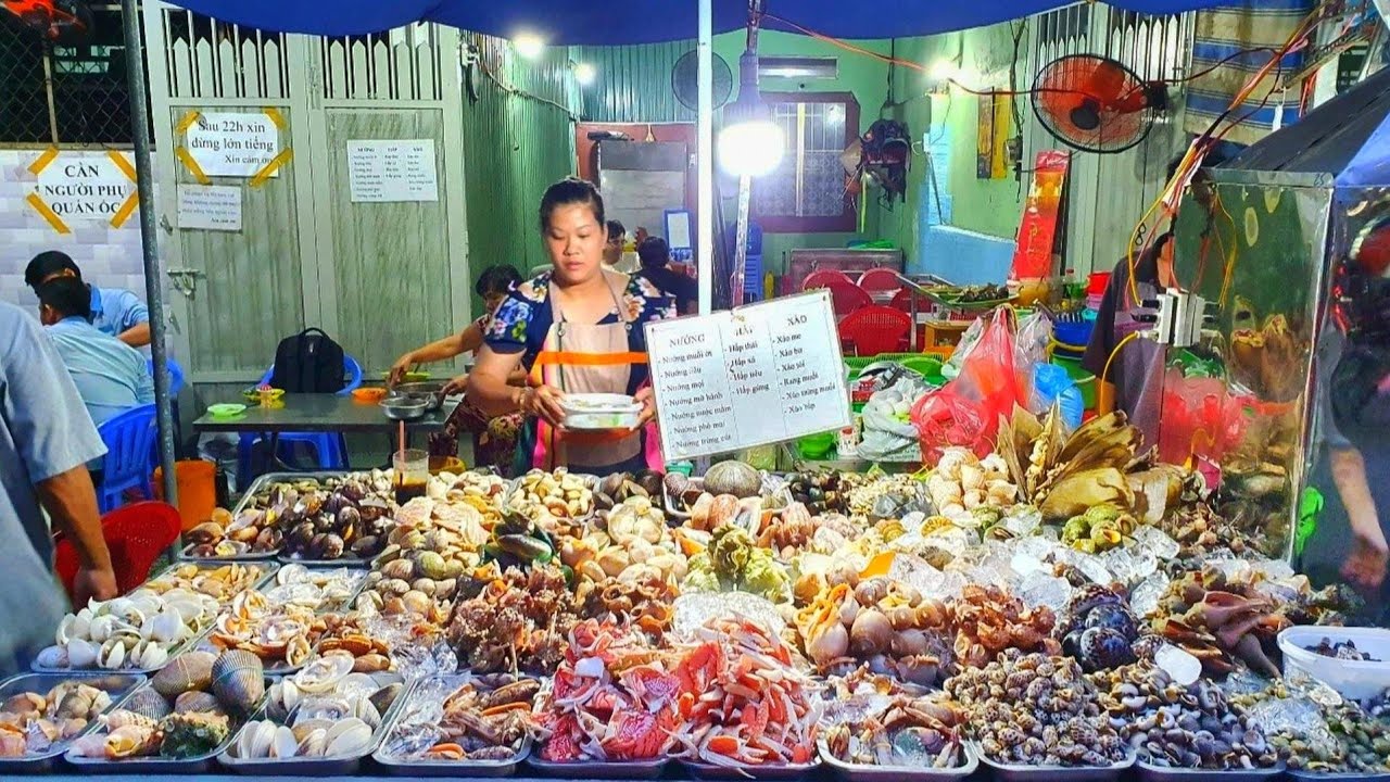 Siêu Khủng Hàng Ốc Gần 70 Loại Ở Sài Gòn bán cả tạ mỗi tối