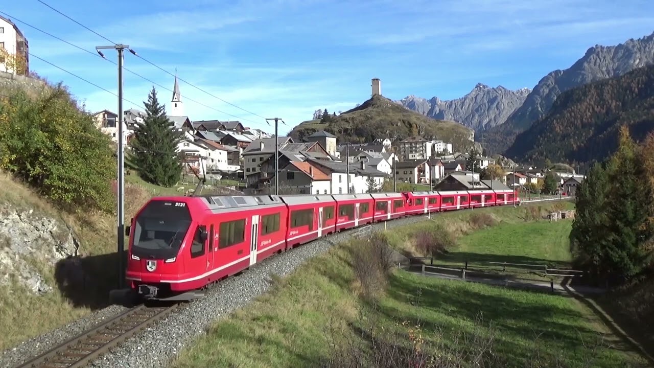RhB Trainspotting door de seizoenen heen | RhB Trainspotting Through the Seasons