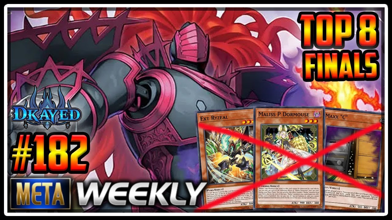 Maliss/Ryzeal BANNED! Top 8! Competitive Master Duel Tournament Gameplay! 182