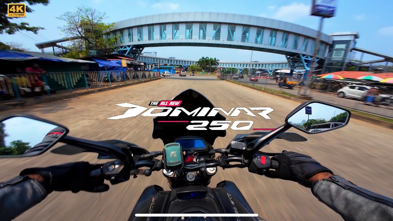 Morning Ride Through Thrissur | Bajaj Dominar 250 POV Ride | Pure Exhaust
