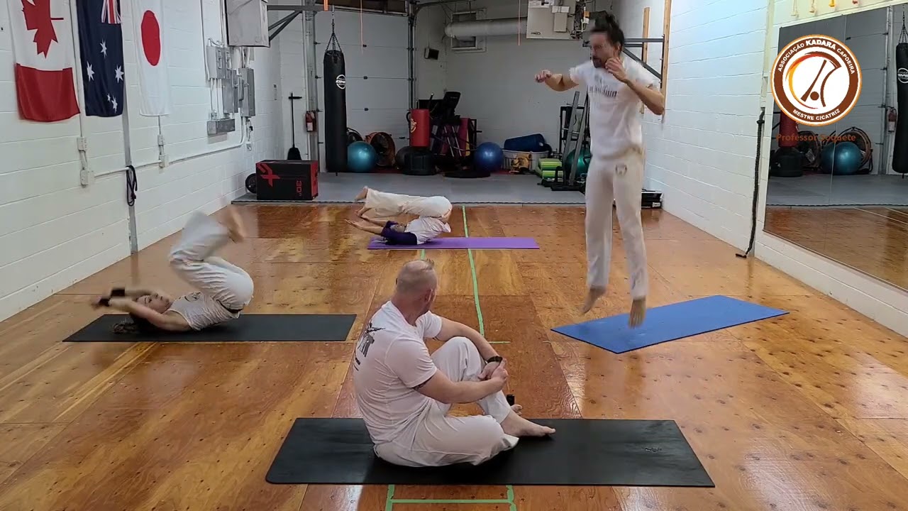 Spinal Rocking series for Capoeira mobility. with Professor Soquete