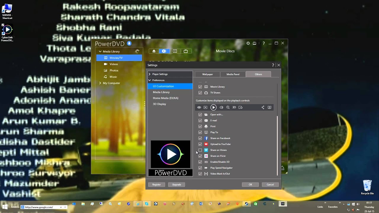 HowTo, Setup  and Configure PowerDVD 15, Guide
