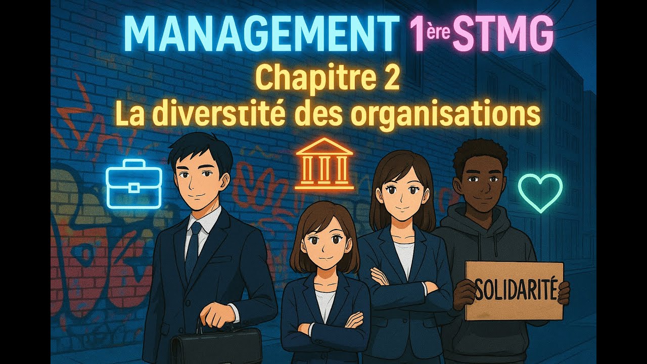 🔥 Chapitre 2 – Management 1ère STMG : La diversité des organisations 🔥