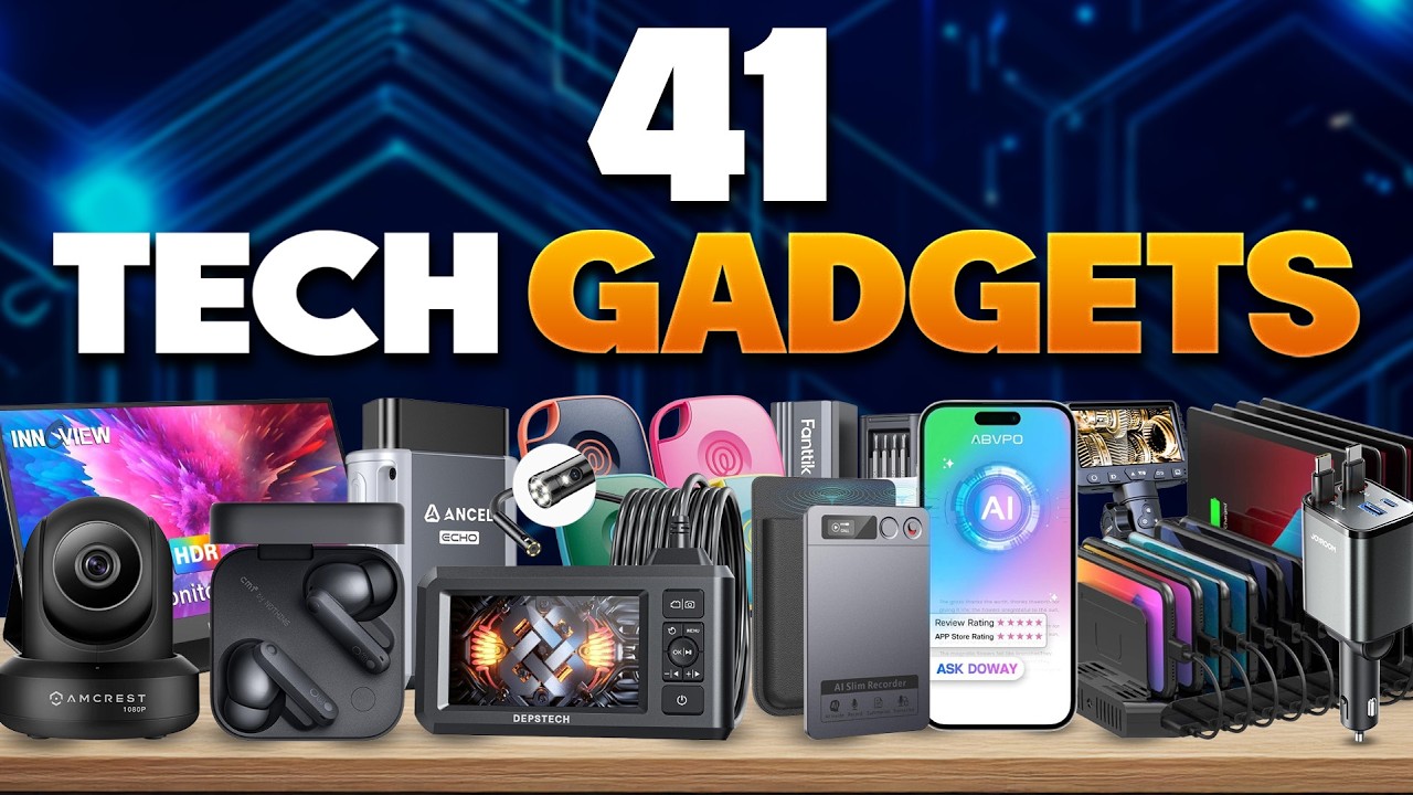 41 AMAZING Tech Gadgets on Amazon You Don't Want to Miss