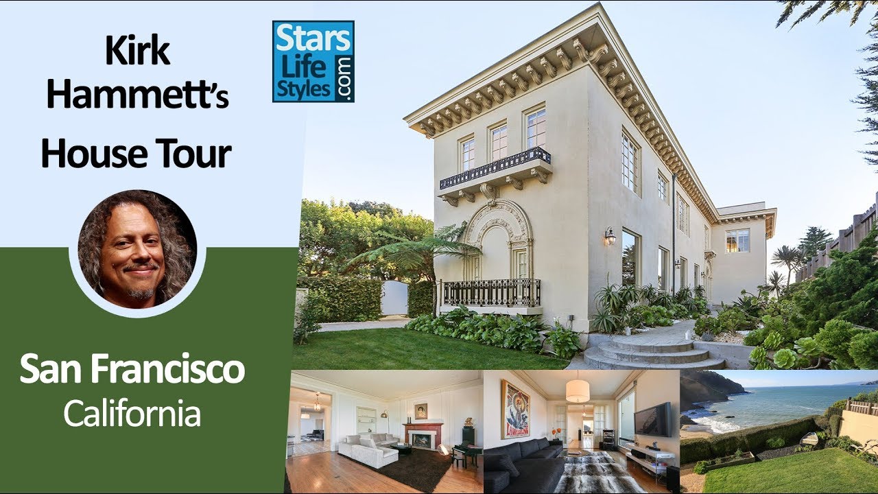Kirk Hammett's San Francisco House Tour | California | $14 Million | Metallica Guitarist