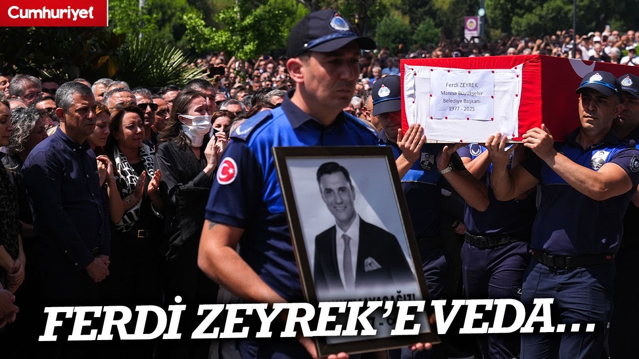 #CANLI Manisa Büyükşehir Belediye Başkanı Ferdi Zeyrek son yolculuğuna uğurlanıyor