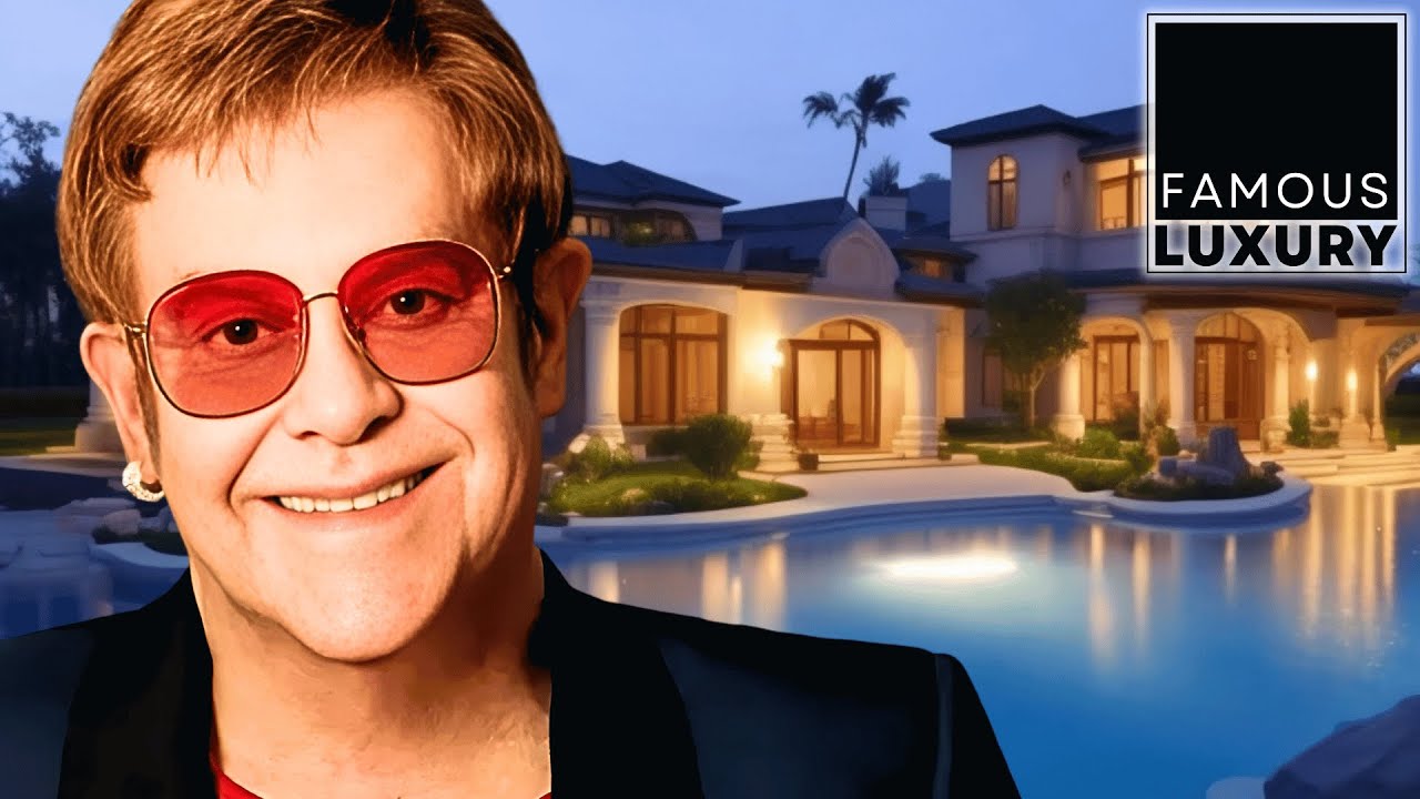 Elton John's $30 Million Beverly Hills A Tour Around the World Mansion