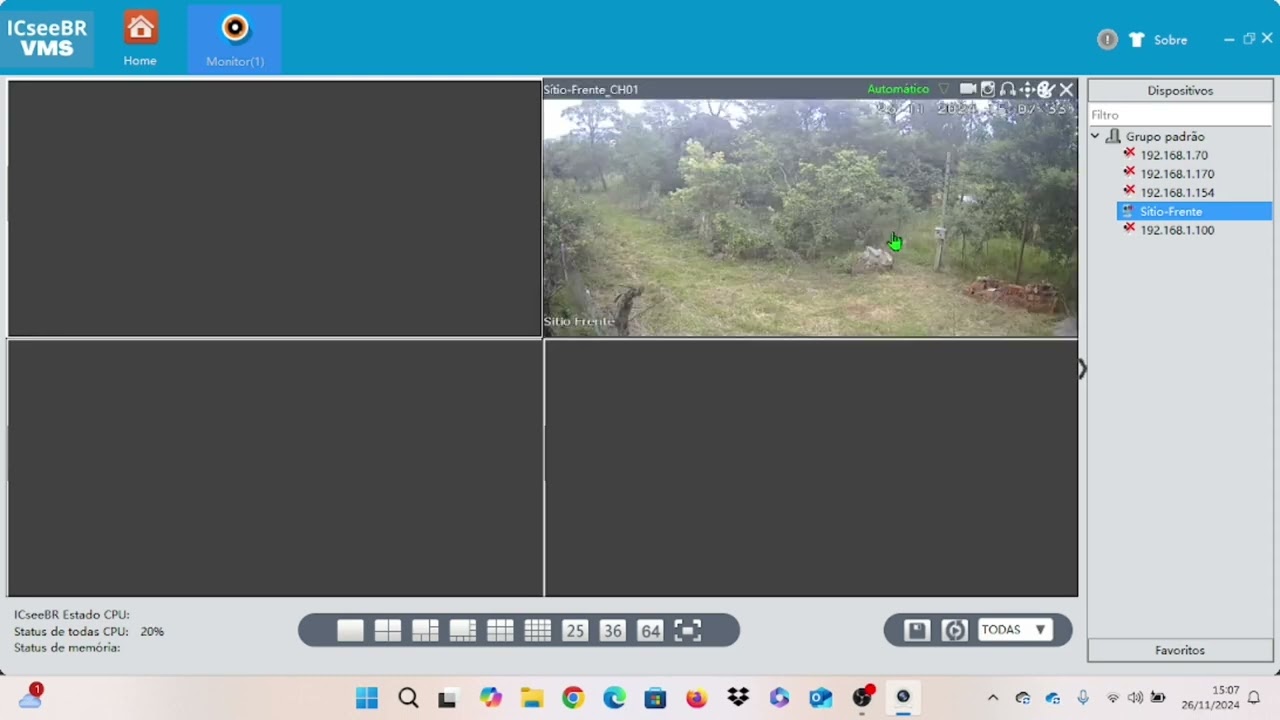 ICseeBR  Apresentação Do Menu Monitor do APP