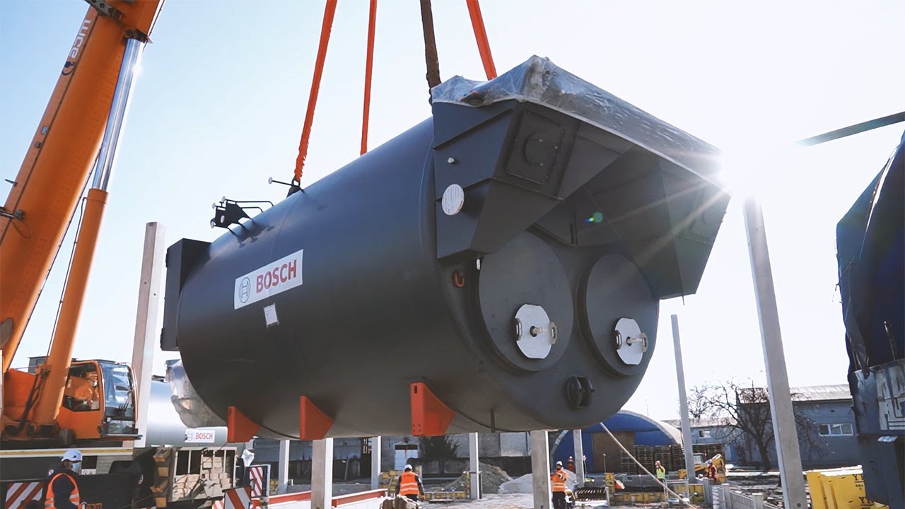 Zuckerrüben voll unter Dampf | Bosch-Zweiflammrohrkessel