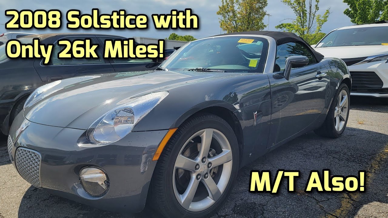 Pontiac Solstice with Crazy Low Miles!