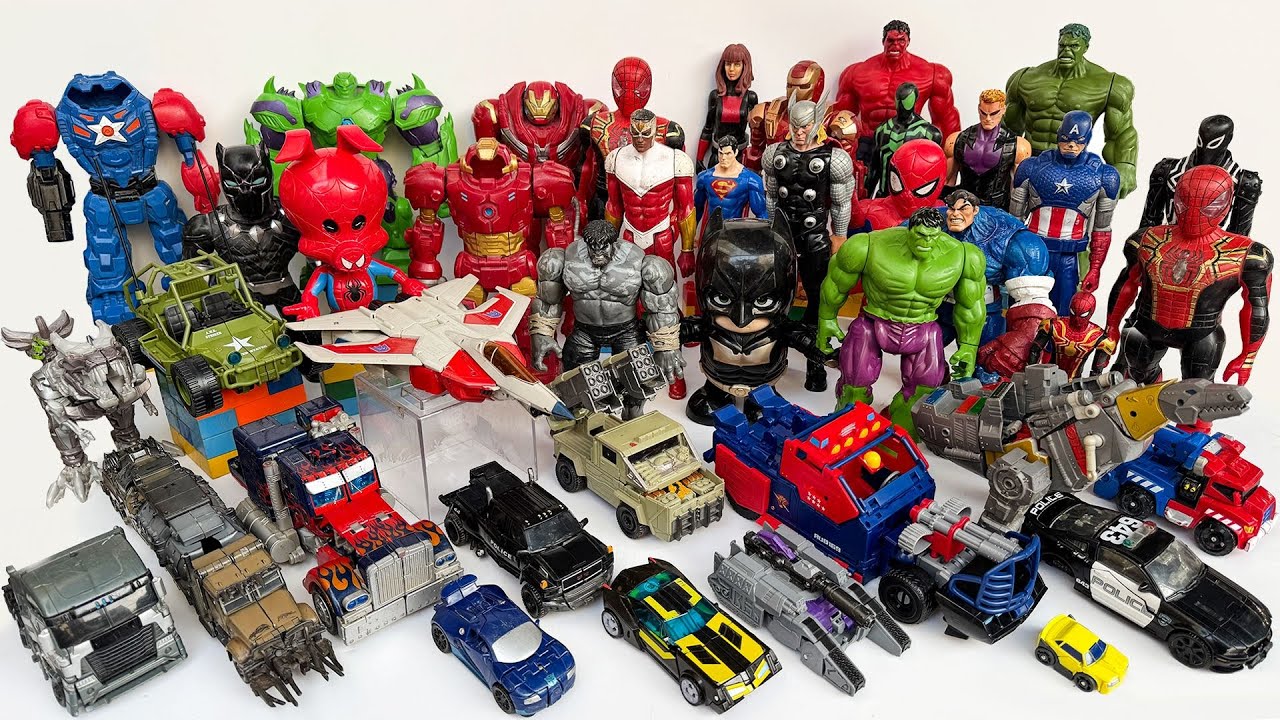 Ultimate Transformers Decepticons Collection & Superhero Review: Starscream, Megatron and Avengers!