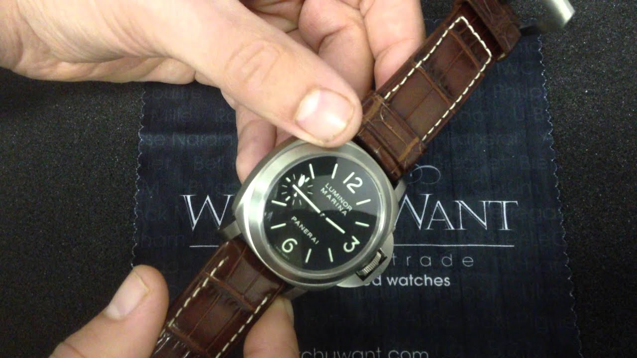 Panerai PAM177 Luminor Marina Titanio Luxury Watch Review