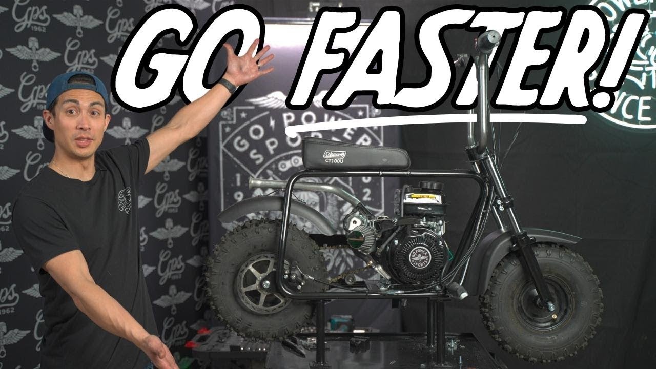 I Upgraded My Coleman CT100U Mini Bike and the Results Were Insane!