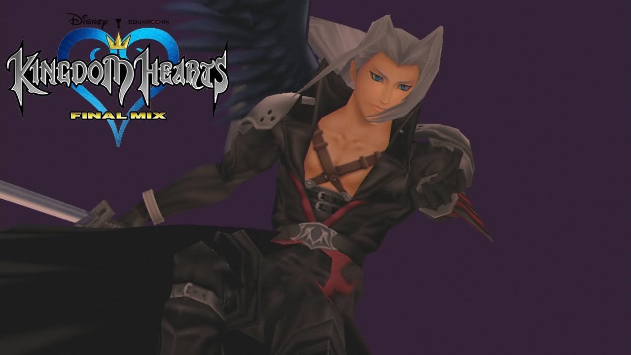 キングダムハーツ Final Mix (KH1.5) Part 20 セフィロス戦 [Lv1/初期武器/ノーダメージ/プラウドモード]