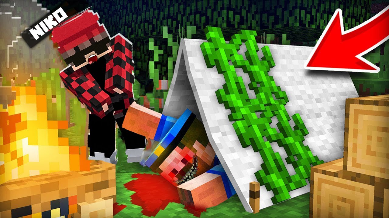 O'RMONDAGI CHODIRNING ICHIDA NIMA BOR ? UZBEKCHA MINECRAFT