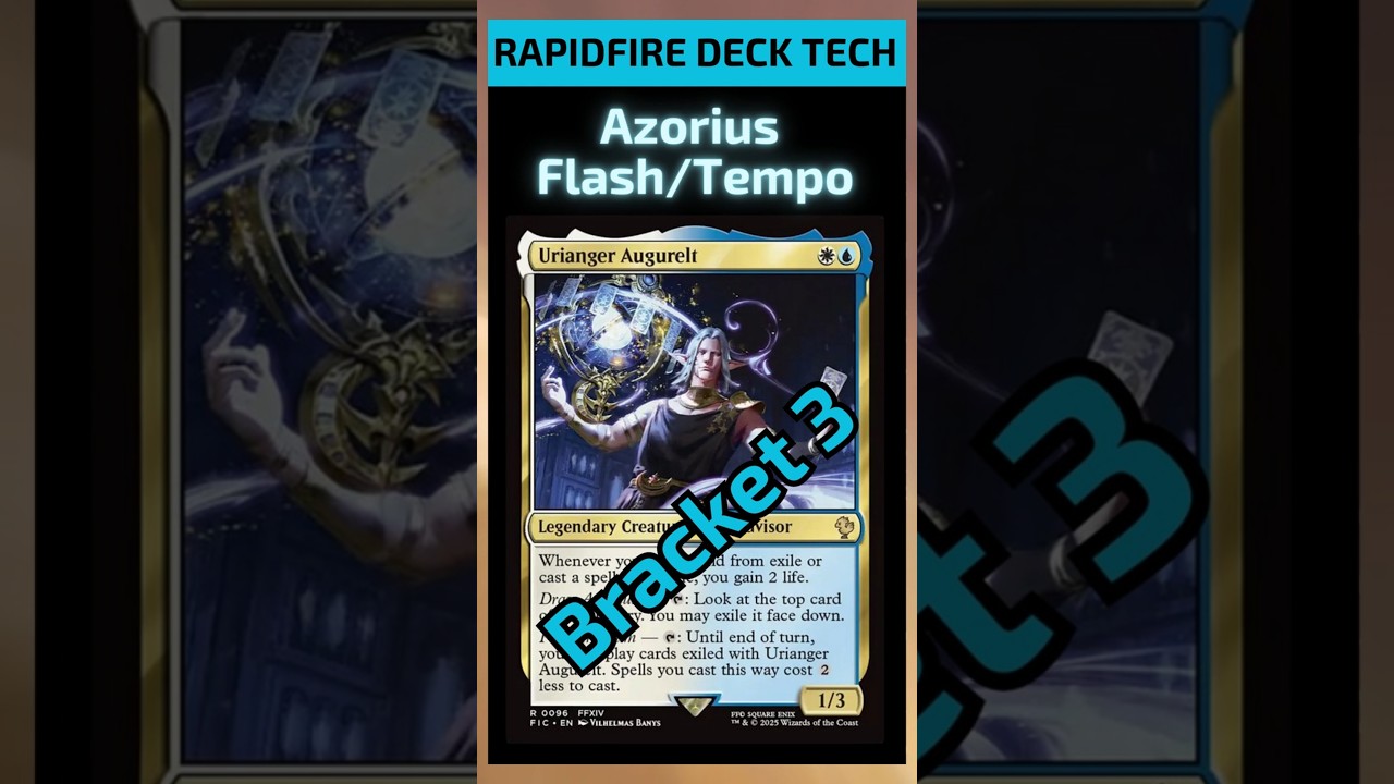 RAPIDFIRE DECK TECH for Azorius Flash/Tempo in Bracket 3 #edh #mtg #commander