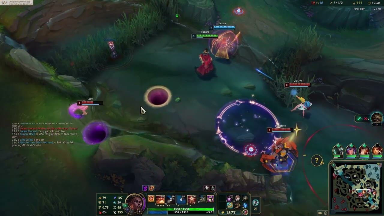Mel mid #59, out nhẹ Zoe với pha lách skill điêu luyện (Runor)
