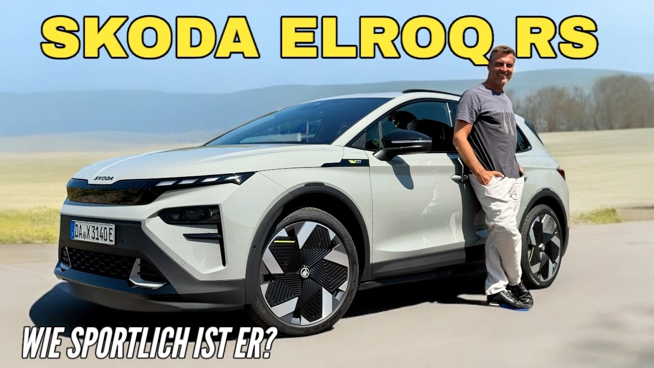 Skoda Elroq RS im Test: Wie sportlich ist er? 250 kW (340 PS) und Allrad | 2025 | + Enyaq RS Race