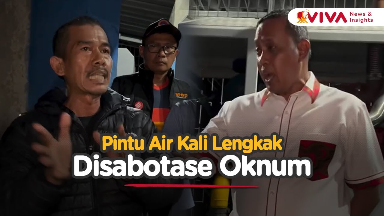 Wali Kota Bekasi Murka Saat Sidak ke Pintu Air Kali Lengkak, Disabotase Oknum