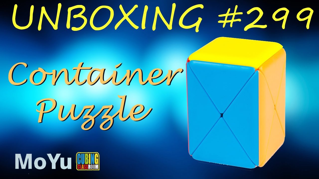 Unboxing №299 MoYu Container Puzzle I Skewb Box