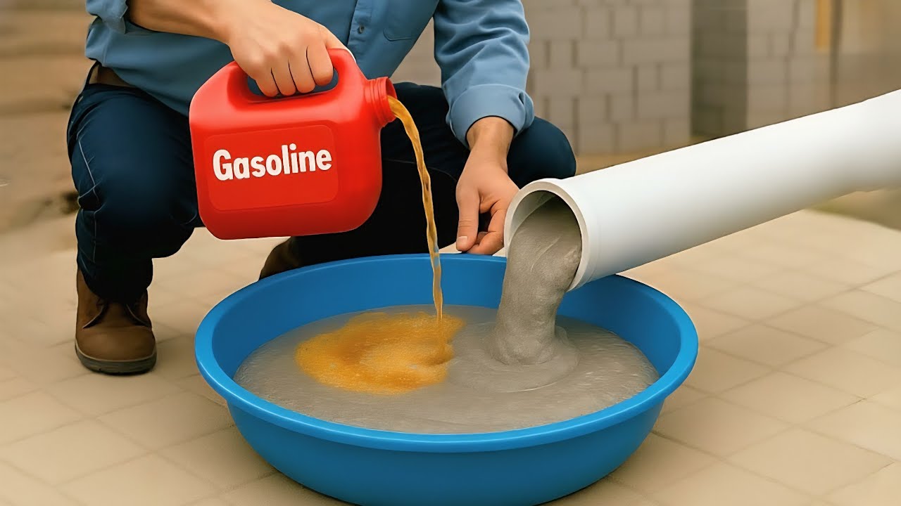 Mix GASOLINE with CEMENT! Amazing results that most people can't imagine