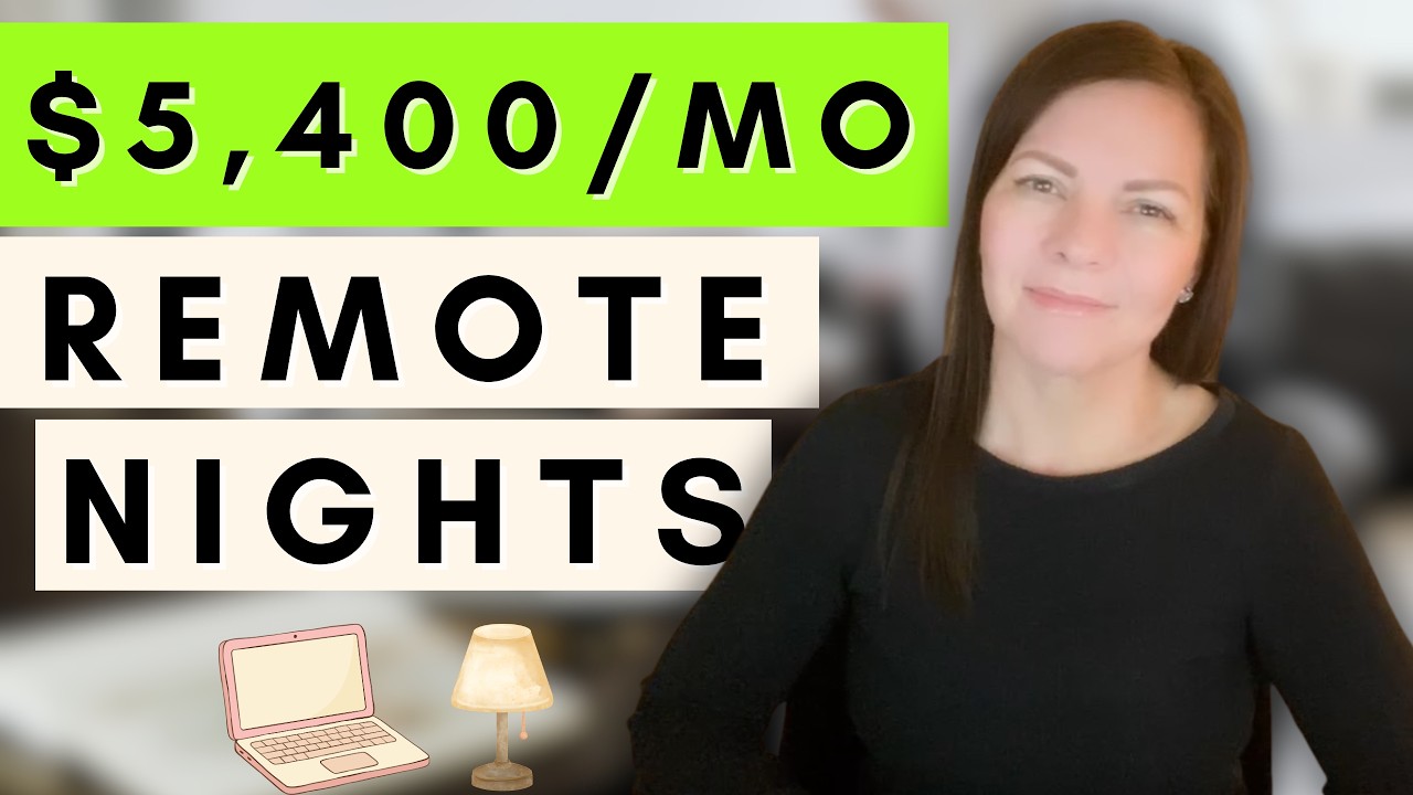5 Real Remote Jobs You Can Do At Night (Work From Home)