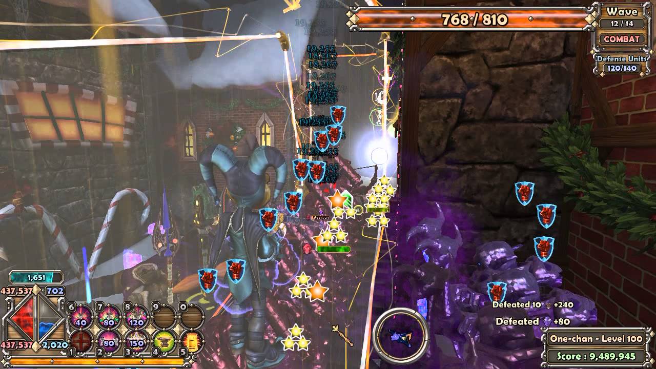 Dungeon Defenders - Winter Wonderland NMHC solo 30min