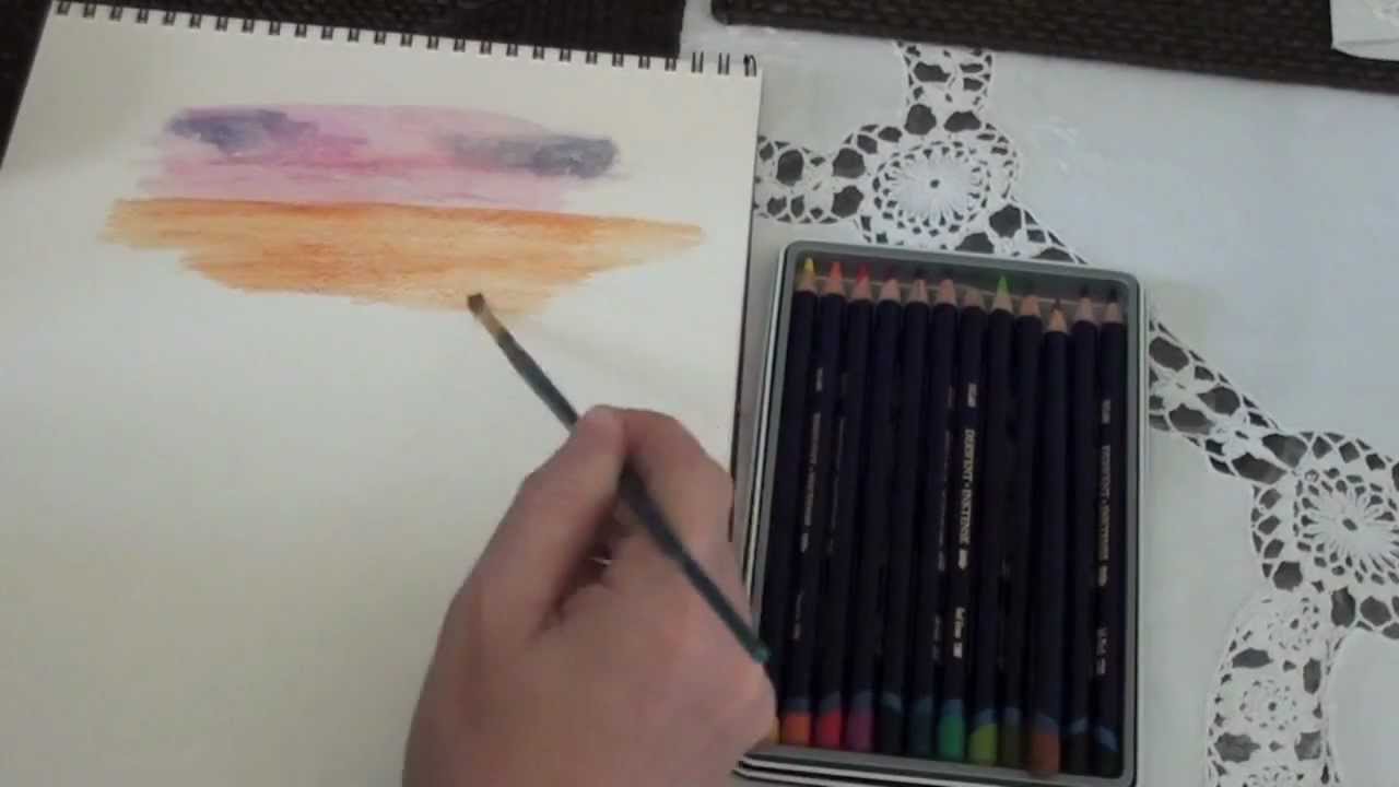 Mixing colors with Derwent Inktense Pencils